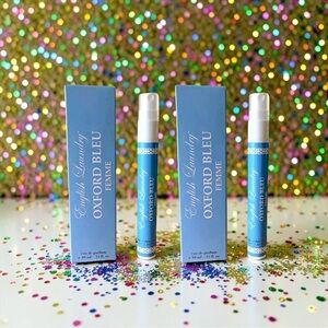 Lot Of 2 English Laundry Oxford Bleu Femme Eau de Parfum 10ml Spray NIB